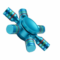 6 Arms Edc Fidget Spinner Hand Spinner Gadget Spinner Finger Reduce Stress Gadget Detachable