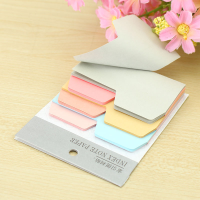 6 Colors Cute Notebook Note Index Paper Card Sticker Note Post It Memo For School Office Supplies