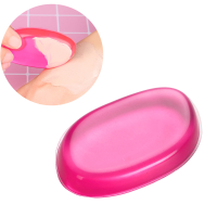 6 Colors Silicone Clear Jelly Makeup Squishy Puff Wet Foundation Face Bb Cream Blending Concealer Cosmetic
