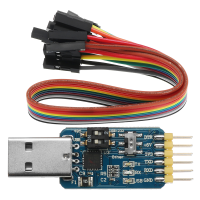 6 In 1 Cp2102 Usb To Ttl 485 232 Converter 3.3V / 5v Compatible Six Multifunction Serial Module