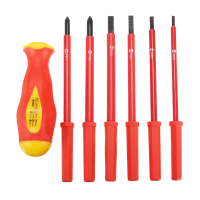6 In 1 Insulated Electrical Screwdriver Set 1000v High Voltage Resistant Repair Tools Kit