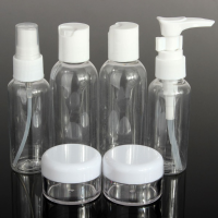 6 Pcs Transparent Makeup Emulsion Liquid Empty Spray Refillable Bottle