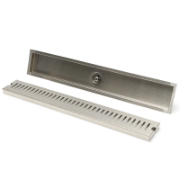 600Mm Stainless Steel Drain Grate Brushed Insert Linear Bathroom Shower Floor Drain