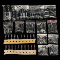 600Pcs 15 Value 50v Electrolytic Capacitor 1uf 2200uf Assortment Kit