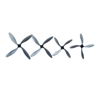 6050 7060 8060 4 Blades Replaceable Combined Propeller For Rc Airplane