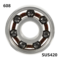 608 8X22x7mm Ball Bearing Ss420 Hybrid 7 Beads Ceramic Balls For Fidget Hand Spinner