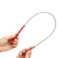 68Cm Long Flexible Magnet Pick Up Tool Claw With Led Light Torch Magnetic Reach