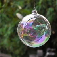 6Cm Christmas Party Home Decoration Pearl Glass Ball Ornament Baubles Toys For Kids Children Gift