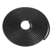 6M U Type Black Rubber Moulding Strip Trim Edge Protector For Door Window