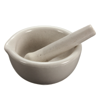 6Ml Mini Porcelain Mortar And Pestle Mixing Grinding Bowl Set Crusher Diy Tool