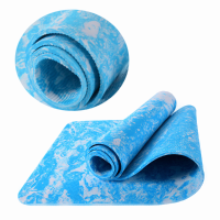6Mm Tpe Printed Yoga Mat Super Light Anti Skid Lengthen Outdoor Sport Mats For Beginners