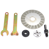 6Pcs 10mm Connecting Rod With Wrench And Saw Blade Angle Grinder Accessories For Cutting Glass