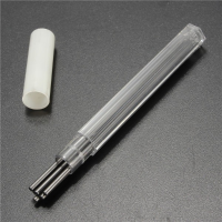 6Pcs Black Lead Refills Tube 2.0Mm With Case For Mechanical Pencils