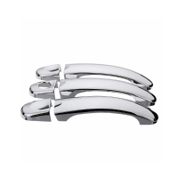 6Pcs Chrome Door Handle Cover Set For VW Transporter T5 Caravelle Caddy 03 09