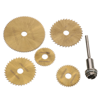 6Pcs Hss Circular Saw Blades Set For Dremel Rotary Tools