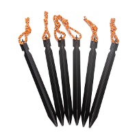 6Pcs Outdoor Camping Tent Accessory Tent Pegs Stakes