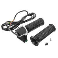 7/8 Inch Motorcycle Led Handlebar Grips Speed Adjustable Mountain Bike Electric Bike