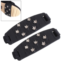7 Stud Climbing Ice Shoe Cover Spike Cleats Crampons Gripper