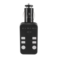 703E Bluetooth Car Kit Mp3 Fm Transmitter Handsfree Usb 12v Tf Card Usb Music Player