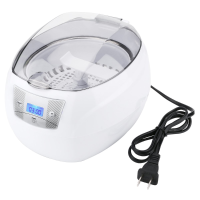 750Ml Ultrasonic Bath Cleaner With Digital Timer Baskets Jewelry Watches Injector Ring Dental
