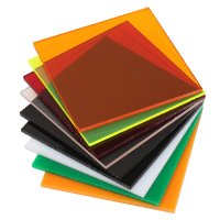 78×78Mm×3mm Acrylic Sheet Cutting Carving Plate 9 Colors