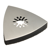 79Mm Triangular Sanding Pad Oscillating Multitool Saw Blades Fits For Bosch Fein Multi Master