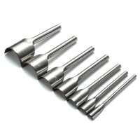7Pcs 10 40mm Steel Leather Punch Craft Half Round Cutter V Shape Punch