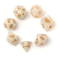 7Pcs D4 20 Dice Rpg Dice Set Twenty Sided Die Rpg