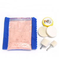 7Pcs Glass Scrach Remover 70g Cerium Oxide Polishing Kit And 2 Inch Wheel