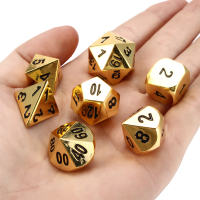 7Pcs TRPG Game Role Playing Game Multisided Dices Set Polyhedral D4 D20 Multi Sided Acrylic Dice