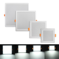 7W 16w 24w 32w Square Led Recessed Ceiling Panel Down Light Pure White With Driver 85 265v