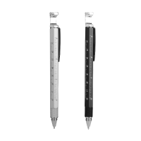 8 In 1 Metal Multitool Pen Handy Screw Driverr Ruler Capacitance Opener