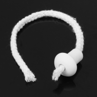 8 Inch Cotton Wick With Ceramic Holder For Oil Lamp Alcohol Lamp Wine Bottle Torch