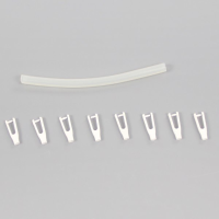 8 Pcs Plastic Zipper For Rc Airplane