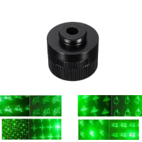 8 Style Pattern Laser Pointer Head Converter Light Cap
