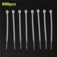 800Pcs 3x60mm Nylon White Cable Ties Zip Wrap Loop Self Locking Wire