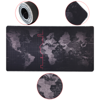 800X400x4mm Large Non Slip Laptop Computer Keyboard World Map Mouse Desktop Pad Mat