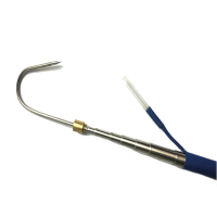 80Cm/110cm Telescopic Ice Fishing Gaff Hook Stainless Steel Spear Hook Tackle With String