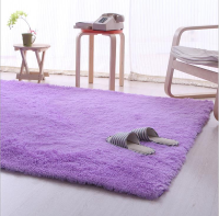 80Cm X 160cm Purple Soft Fluffy Anti Skid Shaggy Area Rug Living Room Home Carpet Floor Mat