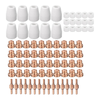 80Pcs Consumable Tips For Plasma Cutter Lg 40 Pt 31 Cutting Torch Cut40 Cut50