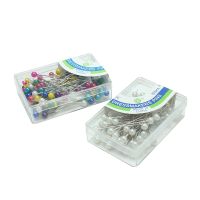 80Pcs Round Pearl Straight Head Pins Pin For Dressmaking Sewing Craft