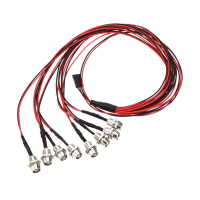 8LED 5mm 4x Red + 4x White Universal Remote Control RC Car LED Light Kit Set