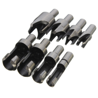 8Pcs 10mm Shank Plug Cutter Wood Dowel Maker Woodworking Tool
