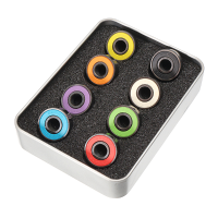 8Pcs 608 2rs Bearing Steel Bearing 8x22x7mm 7 Beads Bearing For Fidget Hand Spinner With Box