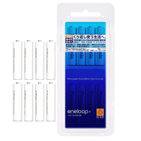8Pcs Eneloop Bk 4mcc/8c Aaa 800mah Rechargeable Battery
