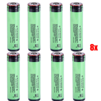 8Pcs Ncr18650b 3.7V 3400mah Protected Rechargeable Lithium Battery