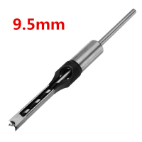 9.5Mm Woodworking Square Hole Saw Drill Bit Square Mortising Chisel Drill Bit