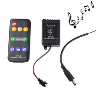 9 Keys Music Controller For Ws2811 Ws2812b Led Strip Light With Dc Male Wire Dc5v 12v