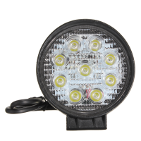 9 Led Round Work Spot Pencil Beam Lamp Off Road Light Truck
