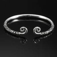 925 Silver Adjustable Jingubang Wristband Monkey King Bracelet Lover Couple Bracelet